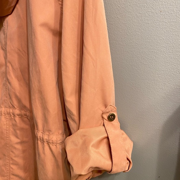Love Tree Women's Dusty Pink Trench Coat - Picture 4 of 5
